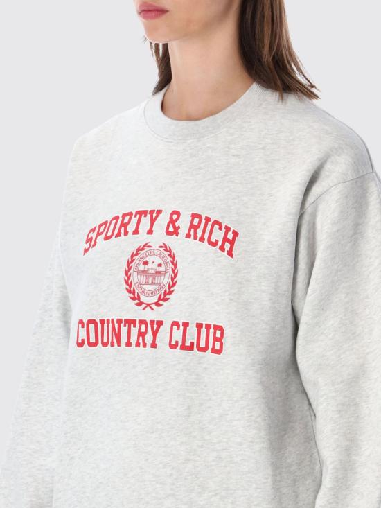 26FW 스포티앤리치 스웨터 ST09871267GY03 19 Grey - SPORTY & RICH