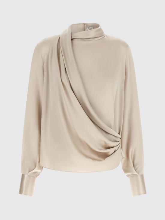 26FW 브루넬로 쿠치넬리 탑 M0C59B1T14 C8561 Beige - BRUNELLO CUCINELLI