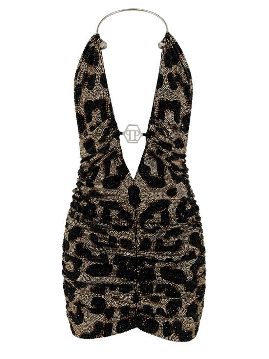 26FW 필립 플레인 롱 원피스 AAFCWRG3630PJY002N 17 Multicolor - PHILIPP PLEIN
