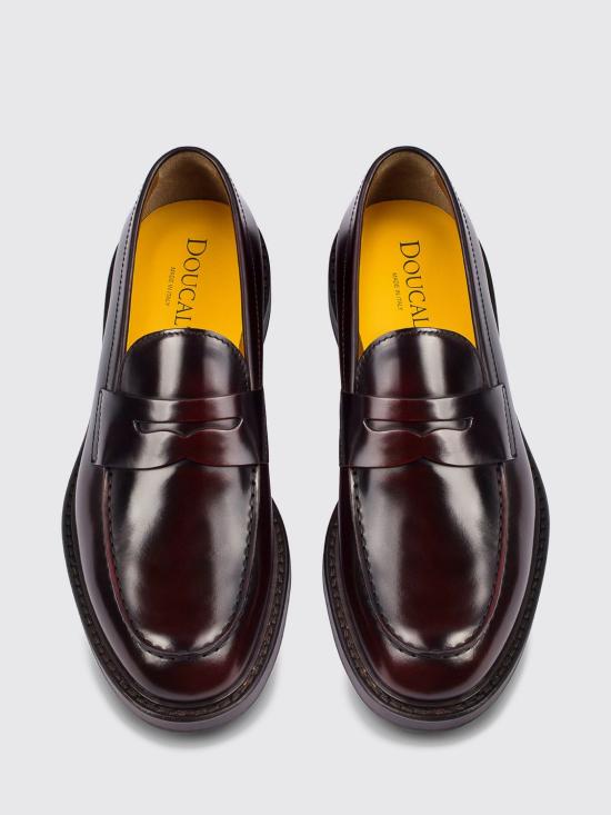 26FW 듀칼 로퍼 DU2528SIEWUF007 TR23 Burgundy - DOUCAL’S