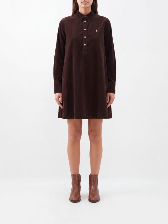 26FW 폴로 랄프로렌 롱 원피스 211B22153 005 Brown