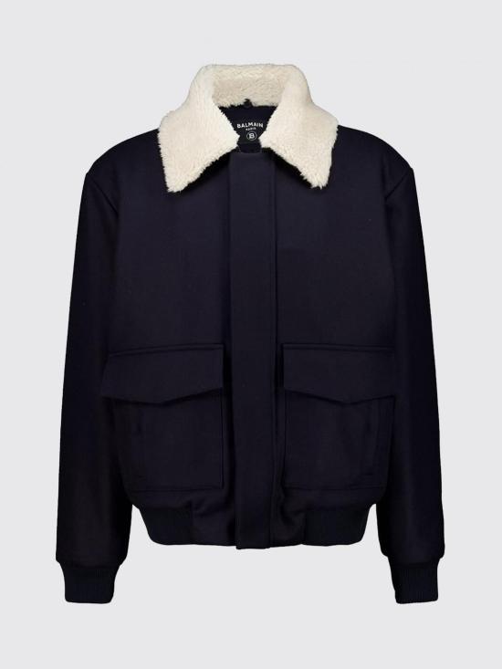 26FW 발망 자켓 HH1TF999MI61 SQT Blue - BALMAIN