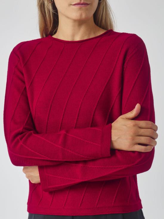 26FW 막스마라 스웨터 2626366118600 005 Burgundy - MAX MARA