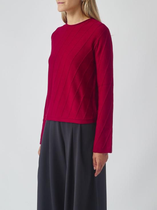 26FW 막스마라 스웨터 2626366118600 005 Burgundy - MAX MARA