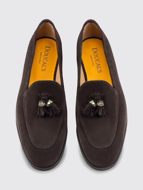 26FW 듀칼 로퍼 DD8943ELEAUF252 TL03 Mahogany - DOUCAL’S