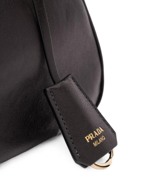 26FW 프라다 삼각로고 레더 숄더백 1BC303 2ZUCF0002 BLACK - PRADA