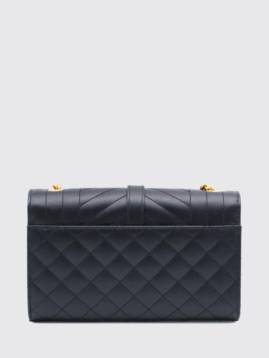 26FW 생로랑 모노그램 엔벨로프 스몰백 600195BOW91 1000 Black