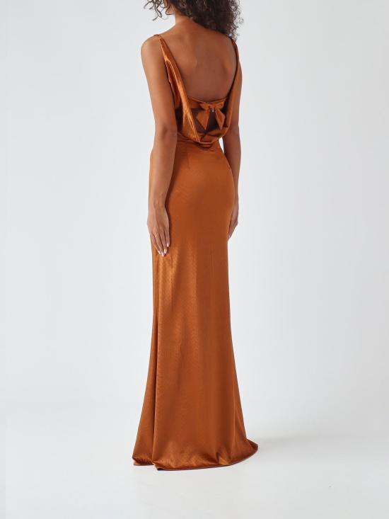 26FW 엘리자베타프랜치 롱 원피스 ABR0567E2 FK3 Brown - ELISABETTA FRANCHI