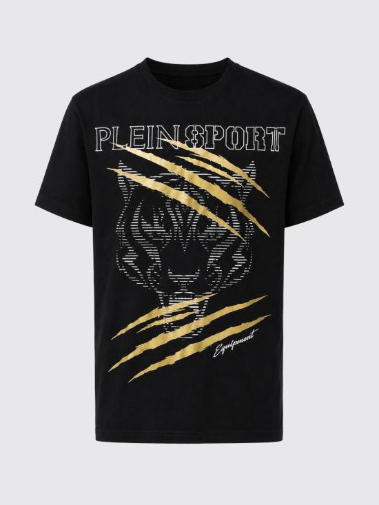 26FW 플레인스포츠 반팔 티셔츠 FAFCMTK9170STE003N 02 Black - PLEIN SPORT