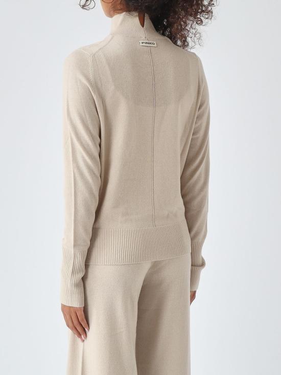 26FW 핑코 스웨터 107204A3G1 I20 Beige - PINKO
