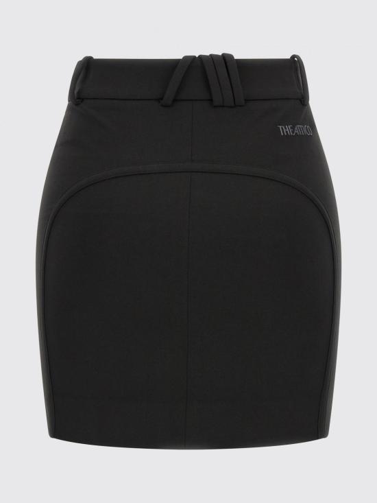 26FW 디 아티코 스커트 261WCR00158VVP002AA 100 Black - THE ATTICO