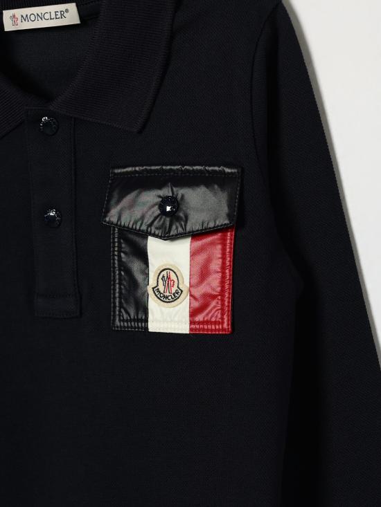 26FW [키즈] 몽클레어 티셔츠 8B000018496F 778 Navy - MONCLER