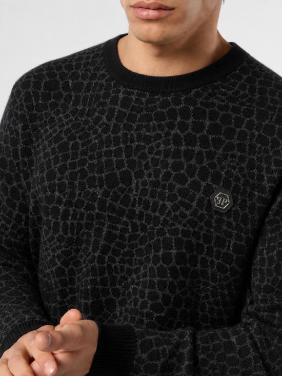26FW 필립 플레인 스웨터 AAFCMKO1634PTE098N 02 Black - PHILIPP PLEIN