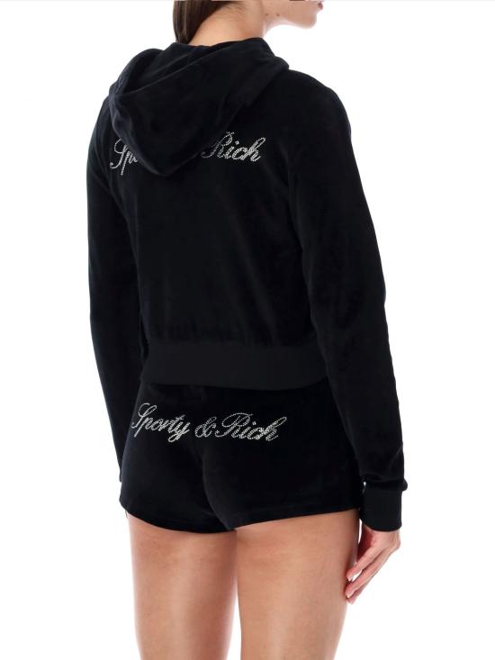 26FW 스포티앤리치 스웨터 CA04471326BA01 4 Black - SPORTY & RICH