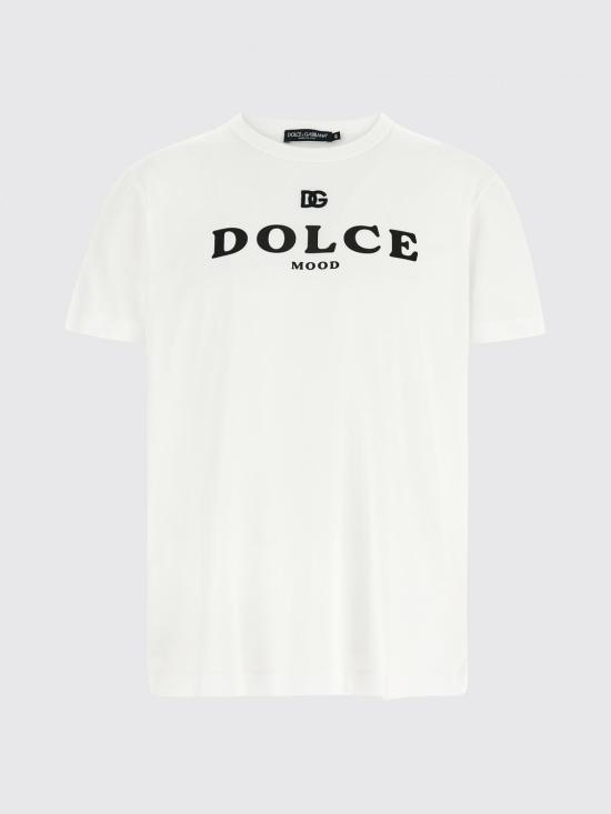 26FW 돌체앤가바나 반팔 티셔츠 F8W56ZFU7EQ W0800 White - DOLCE & GABBANA