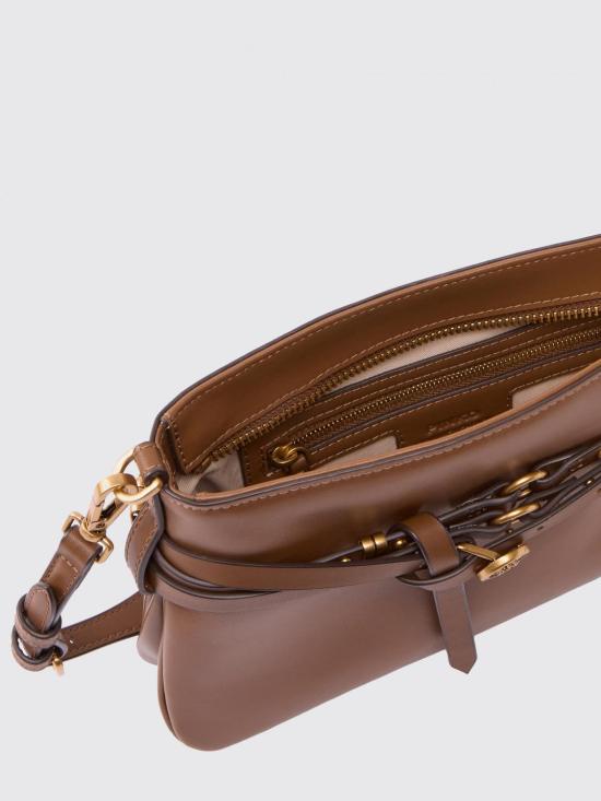 26FW 핑코 숄더백 106177A0QO M37Q Brown - PINKO