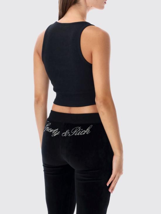 26FW 스포티앤리치 탑 TO11671326BA01 4 Black - SPORTY & RICH