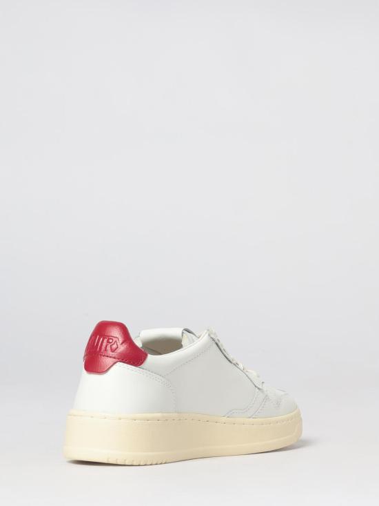 26FW 오트리 메달리스트 로우 레더 스니커즈 AULW LL87 White - AUTRY