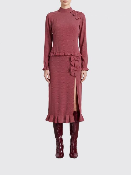 26FW 알레산드라리치 롱 원피스 FABX4399F4819 1784 Burgundy