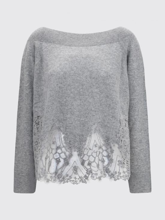 26FW 에르마노 설비노 스웨터 D495M312APTPYU N1704 Grey - ERMANNO SCERVINO