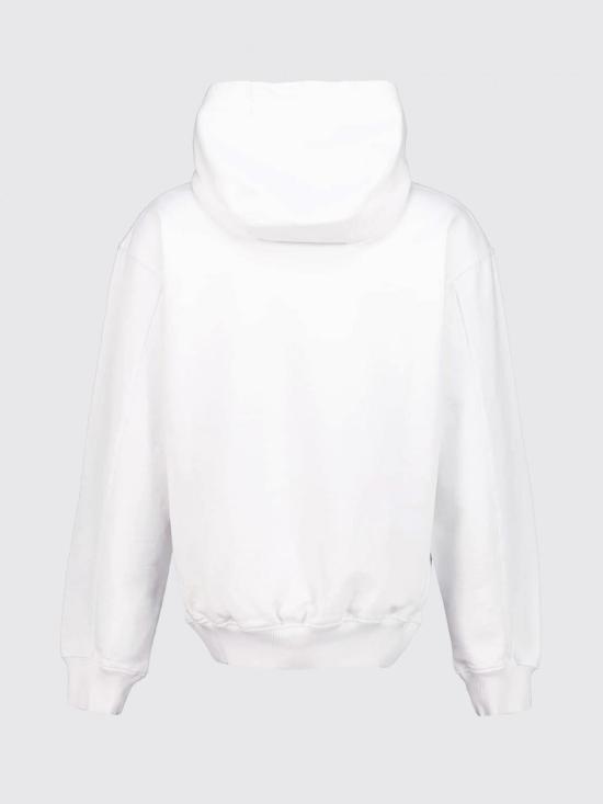 26FW 카사블랑카 후드 티셔츠 MPF26JTP292 01 White - CASABLANCA