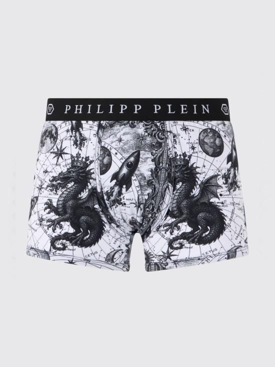 26FW 필립 플레인 팬티 FAFCMUY0515PTE003N 01 White - PHILIPP PLEIN