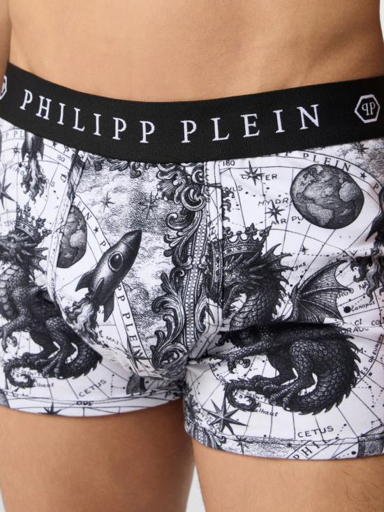 26FW 필립 플레인 팬티 FAFCMUY0515PTE003N 01 White - PHILIPP PLEIN
