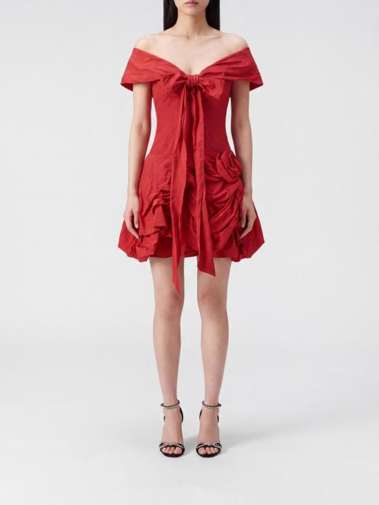26SS 마그다뷰트림 롱 원피스 101526 Red