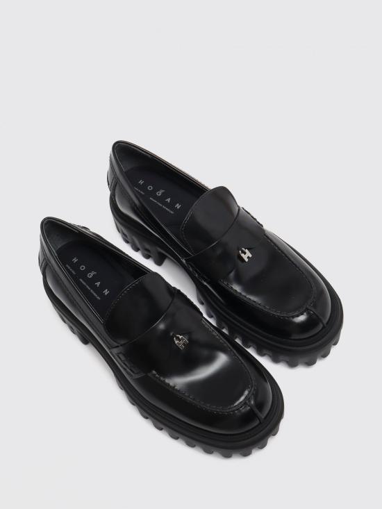 26FW 호간 로퍼 HXW7000FV50UDW B999 Black - HOGAN