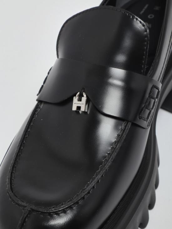 26FW 호간 로퍼 HXW7000FV50UDW B999 Black - HOGAN