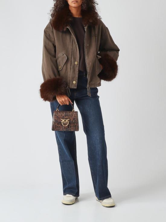 26FW 핑코 반팔 티셔츠 105526A3JP L72 Dark - PINKO