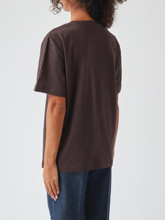 26FW 핑코 반팔 티셔츠 105526A3JP L72 Dark - PINKO