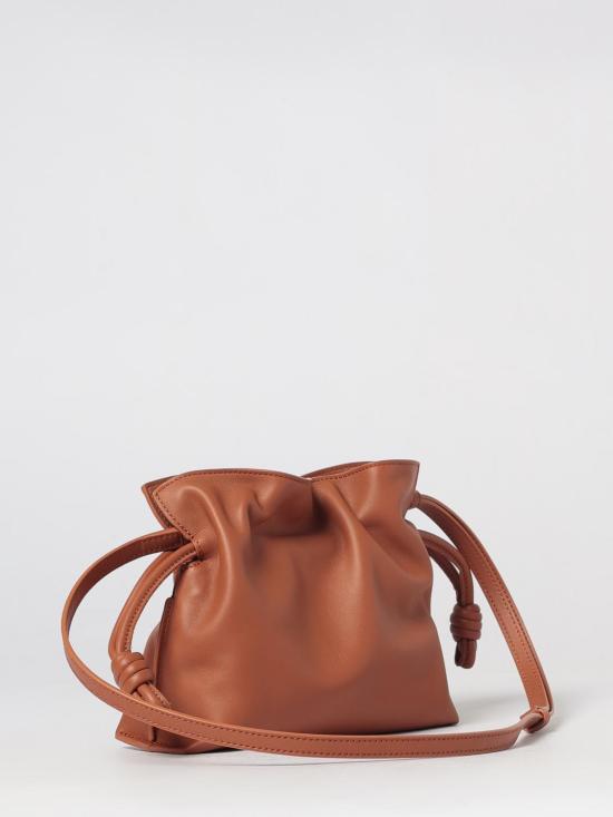 26FW 로에베 나파 카프스킨 미니 플라멘코 클러치 A411FC2XA6 4927 Earth - LOEWE