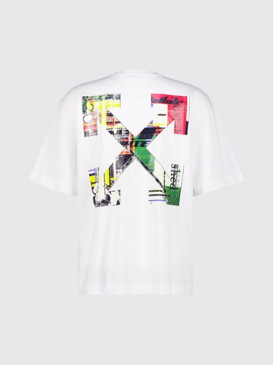 26FW 오프화이트 반팔 티셔츠 44MAA120F26J00Z 100 White - OFF WHITE