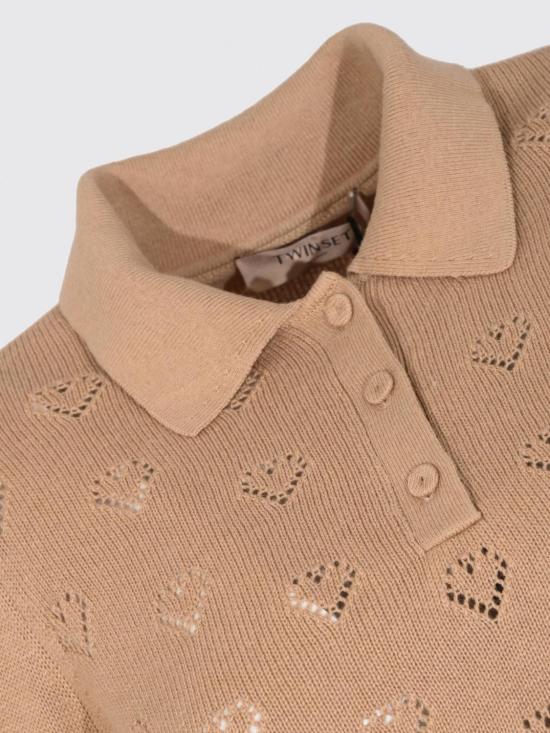 26FW 트윈셋 폴로 티셔츠 262TP3022 13732 Tobacco - TWINSET