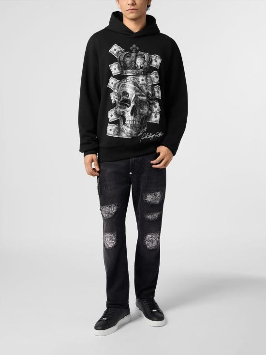 26FW 필립 플레인 긴팔 티셔츠 FAFCMJB4016PTE180N 02 Black - PHILIPP PLEIN