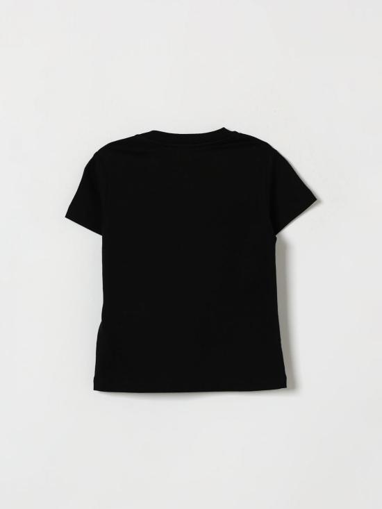 26FW [키즈] 모스키노 티셔츠 M6M047LAA34 60100 Black - MOSCHINO