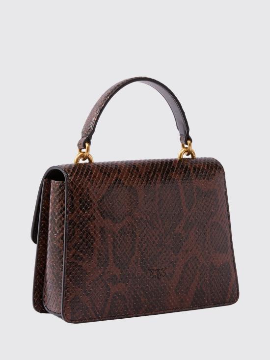 26FW 핑코 토트백 100071A3E5 M16Q Brown - PINKO