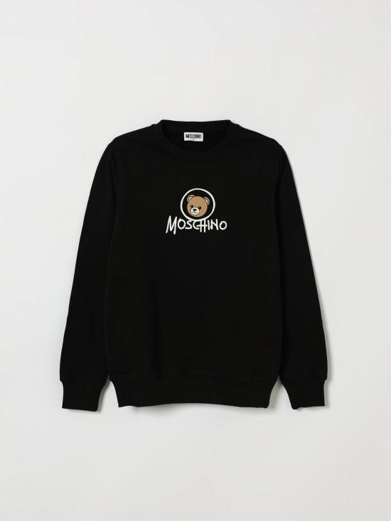 26FW [키즈] 모스키노 풀오버 HXF08VLCA83 60100 Black