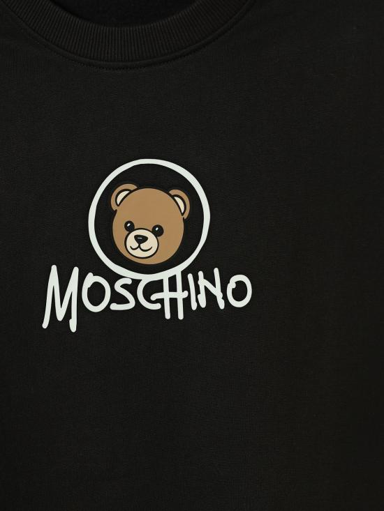 26FW [키즈] 모스키노 풀오버 HXF08VLCA83 60100 Black - MOSCHINO