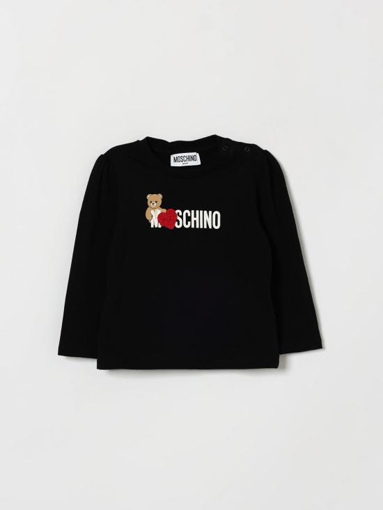26FW [키즈] 모스키노 티셔츠 MAO00VLBA11 60100 Black