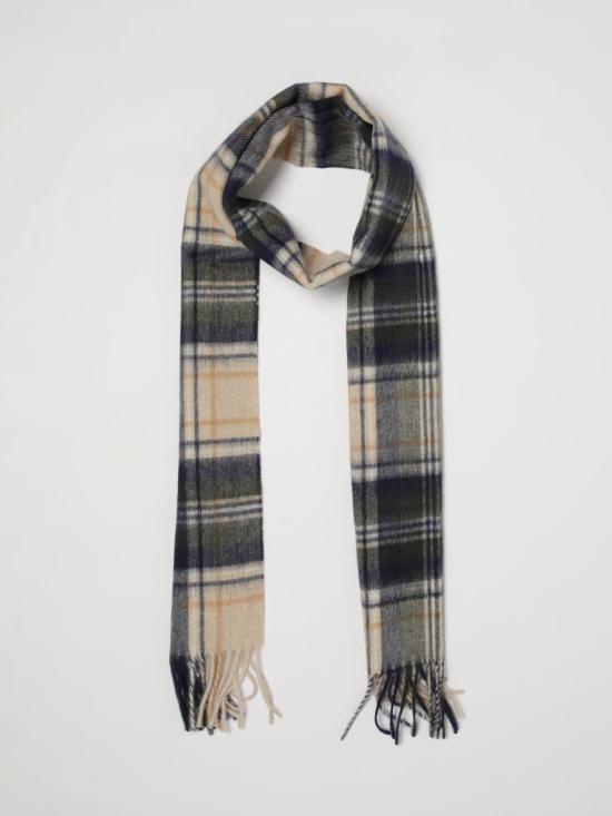 26FW 바버 뉴 체크 타탄 스카프 USC0137 BE51 Sand - BARBOUR