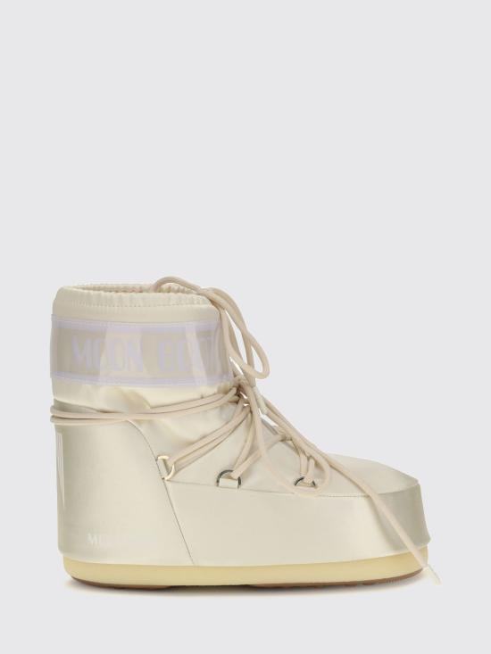 26FW 문부츠 아이콘 나일론 로우 부츠 80D1409660 L020 Yellow Cream