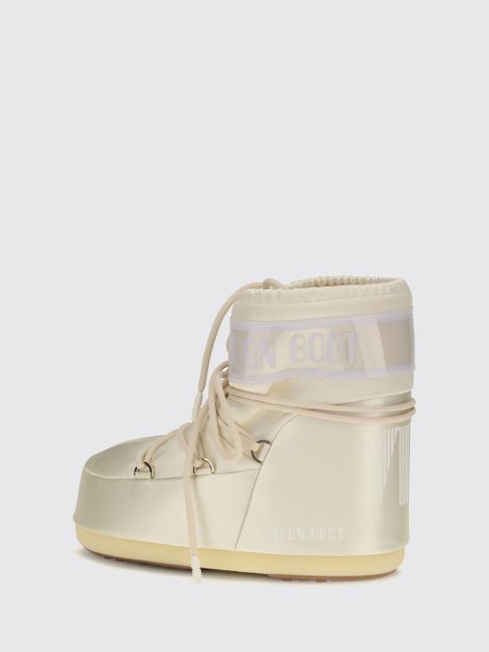 26FW 문부츠 아이콘 나일론 로우 부츠 80D1409660 L020 Yellow Cream - MOON BOOT