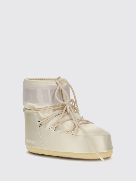 26FW 문부츠 아이콘 나일론 로우 부츠 80D1409660 L020 Yellow Cream - MOON BOOT
