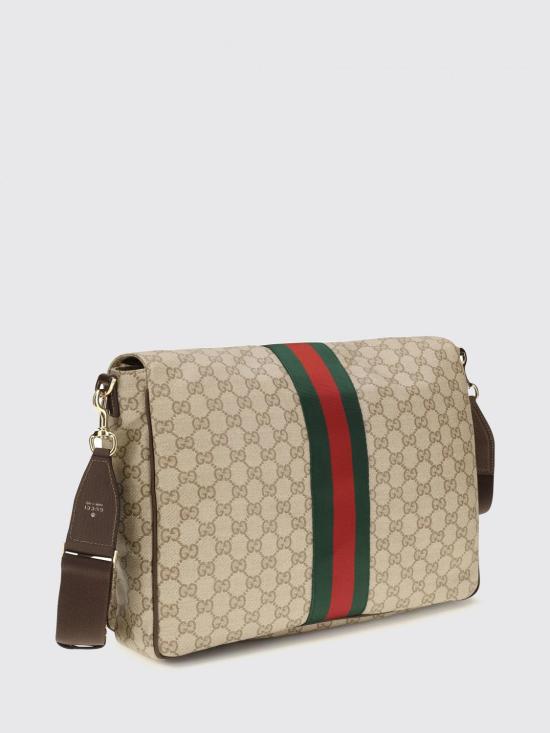 26FW 구찌 WEB GG 캔버스 크로스백 A006JEFAGIJ 8569 Sand - GUCCI