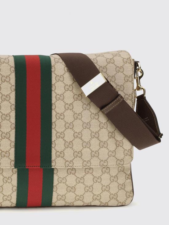 26FW 구찌 WEB GG 캔버스 크로스백 A006JEFAGIJ 8569 Sand - GUCCI