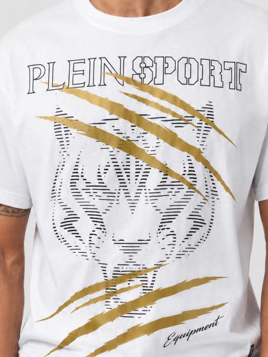 26FW 플레인스포츠 반팔 티셔츠 FAFCMTK9170STE003N 01 White - PLEIN SPORT