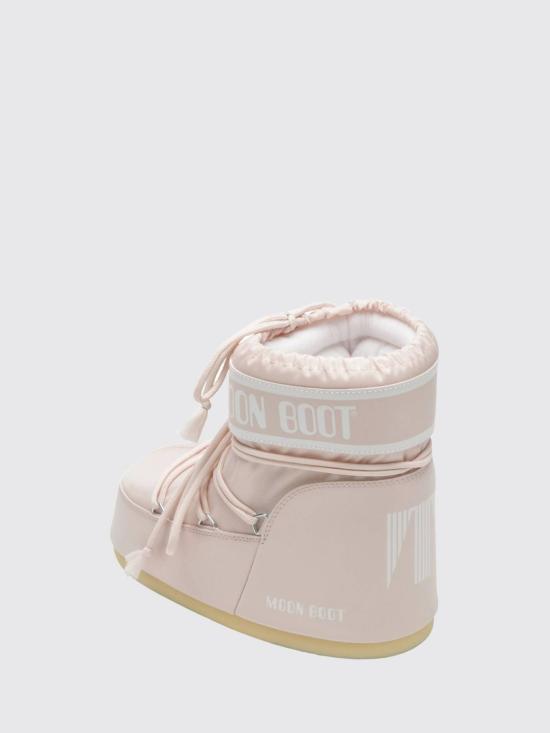 26FW 문부츠 아이콘 나일론 로우 부츠 80D1409340 J042 Pink - MOON BOOT