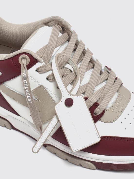 26FW 오프화이트 스니커즈 OF05726609 BURBGE Burgundy - OFF WHITE